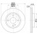 Disque de frein 8DD 355 128-911 Hella