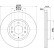 Disque de frein 8DD 355 128-991 Hella