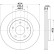 Disque de frein 8DD 355 129-041 Hella
