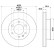 Disque de frein 8DD 355 129-281 Hella
