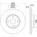Disque de frein 8DD 355 131-821 Hella