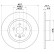 Disque de frein 8DD 355 131-851 Hella