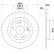 Disque de frein 8DD 355 131-901 Hella