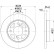 Disque de frein 8DD 355 132-041 Hella