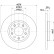 Disque de frein 8DD 355 133-721 Hella