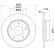 Disque de frein 8DD 355 135-081 Hella