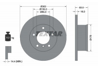 Disque de frein 92020300 Textar