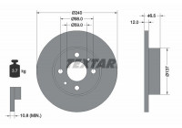 Disque de frein 92034500 Textar