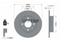 Disque de frein 92036003 Textar