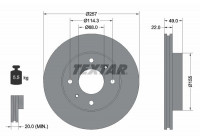 Disque de frein 92056300 Textar