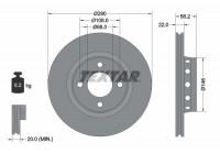Disque de frein 92060600 Textar