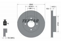 Disque de frein 92063200 Textar