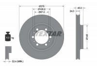 Disque de frein 92079800 Textar