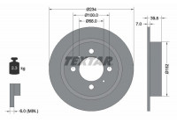 Disque de frein 92080000 Textar