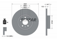 Disque de frein 92096400 Textar