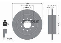 Disque de frein 92097800 Textar
