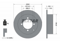 Disque de frein 92104000 Textar