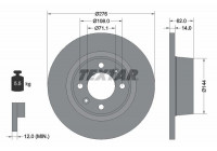 Disque de frein 92107900 Textar