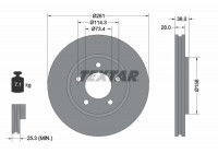 Disque de frein 92108300 Textar