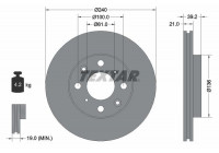 Disque de frein 92110300 Textar