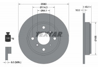 Disque de frein 92114300 Textar