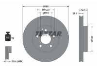 Disque de frein 92115205 Textar