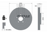 Disque de frein 92124105 Textar