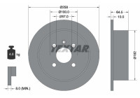Disque de frein 92129000 Textar