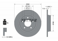 Disque de frein 92130600 Textar