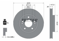 Disque de frein 92131000 Textar