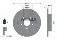 Disque de frein 92133703 Textar