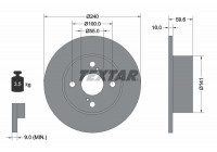 Disque de frein 92136000 Textar