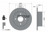 Disque de frein 92138600 Textar