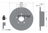 Disque de frein 92144500 Textar