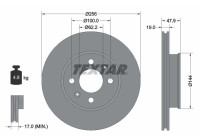 Disque de frein 92144700 Textar
