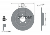 Disque de frein 92148200 Textar