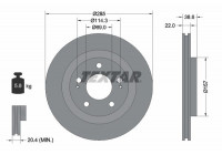 Disque de frein 92148500 Textar