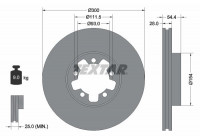 Disque de frein 92151903 Textar