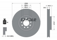 Disque de frein 92155700 Textar
