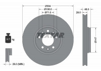 Disque de frein 92157003 Textar