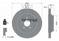 Disque de frein 92160705 Textar