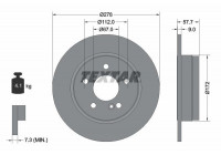 Disque de frein 92163103 Textar