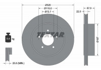 Disque de frein 92177205 Textar
