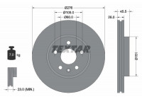 Disque de frein 92198903 Textar