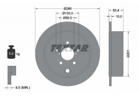 Disque de frein 92200000 Textar