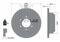 Disque de frein 92203900 Textar