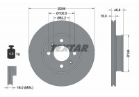 Disque de frein 92204900 Textar