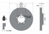 Disque de frein 92221800 Textar