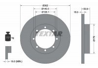 Disque de frein 92230803 Textar