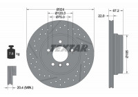 Disque de frein 92231203 Textar